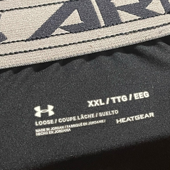 Under Armour Men's Dark Gray Athletic Shorts - Picture 2 of 2